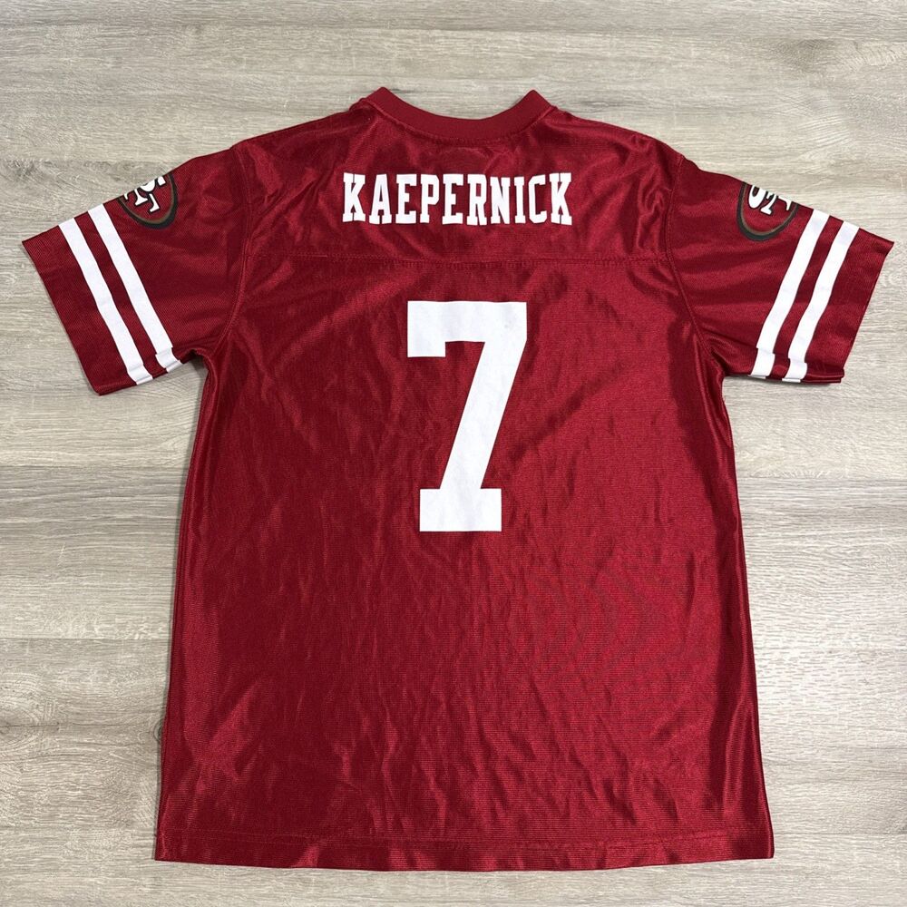Colin Kaepernick Jersey San Francisco 49ers NFL Youth XL 16-18 Red Football
